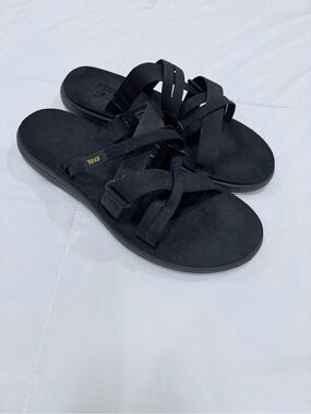 Teva Voya Slide Sandals Black - Women’s Size 11